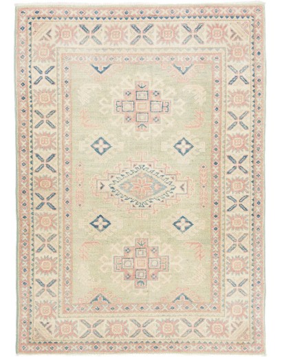 Tappeto Kazak Afghanistan bianco 99x138