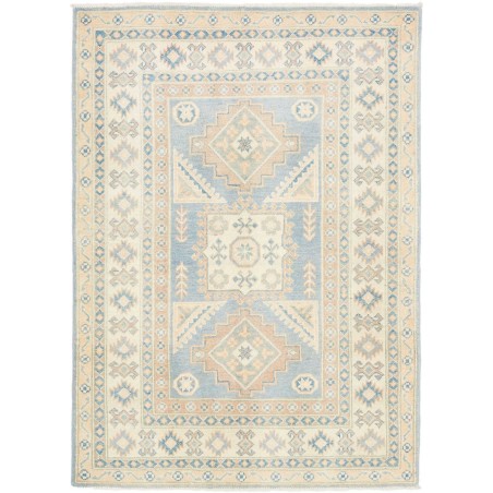 Tappeto Kazak Afghanistan bianco grigio 104x145