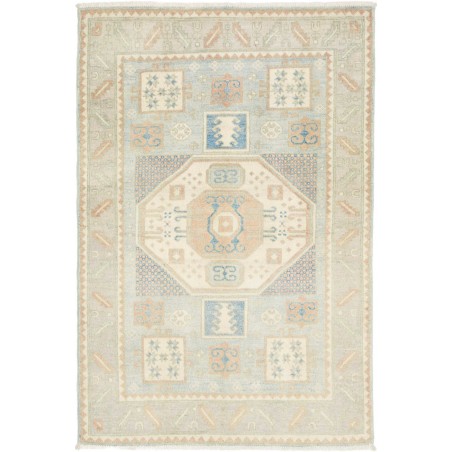 Tappeto Kazak Afghanistan bianco 100x150