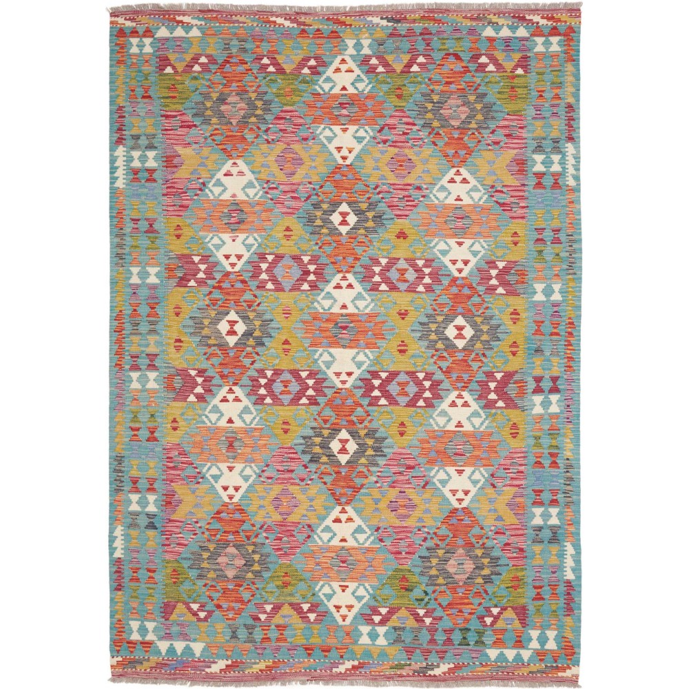 Tappeto Kilim Afghanistan marrone 165x246