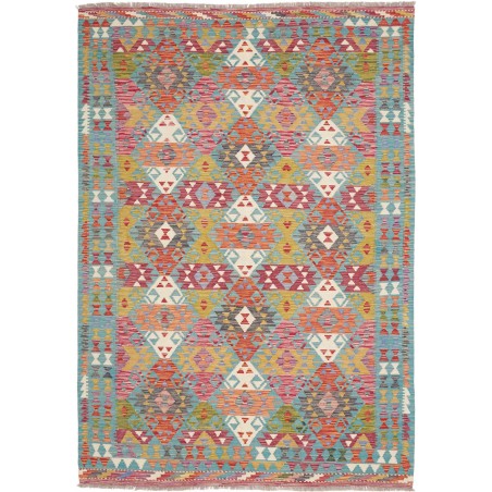 Tappeto Kilim Afghanistan marrone 165x246