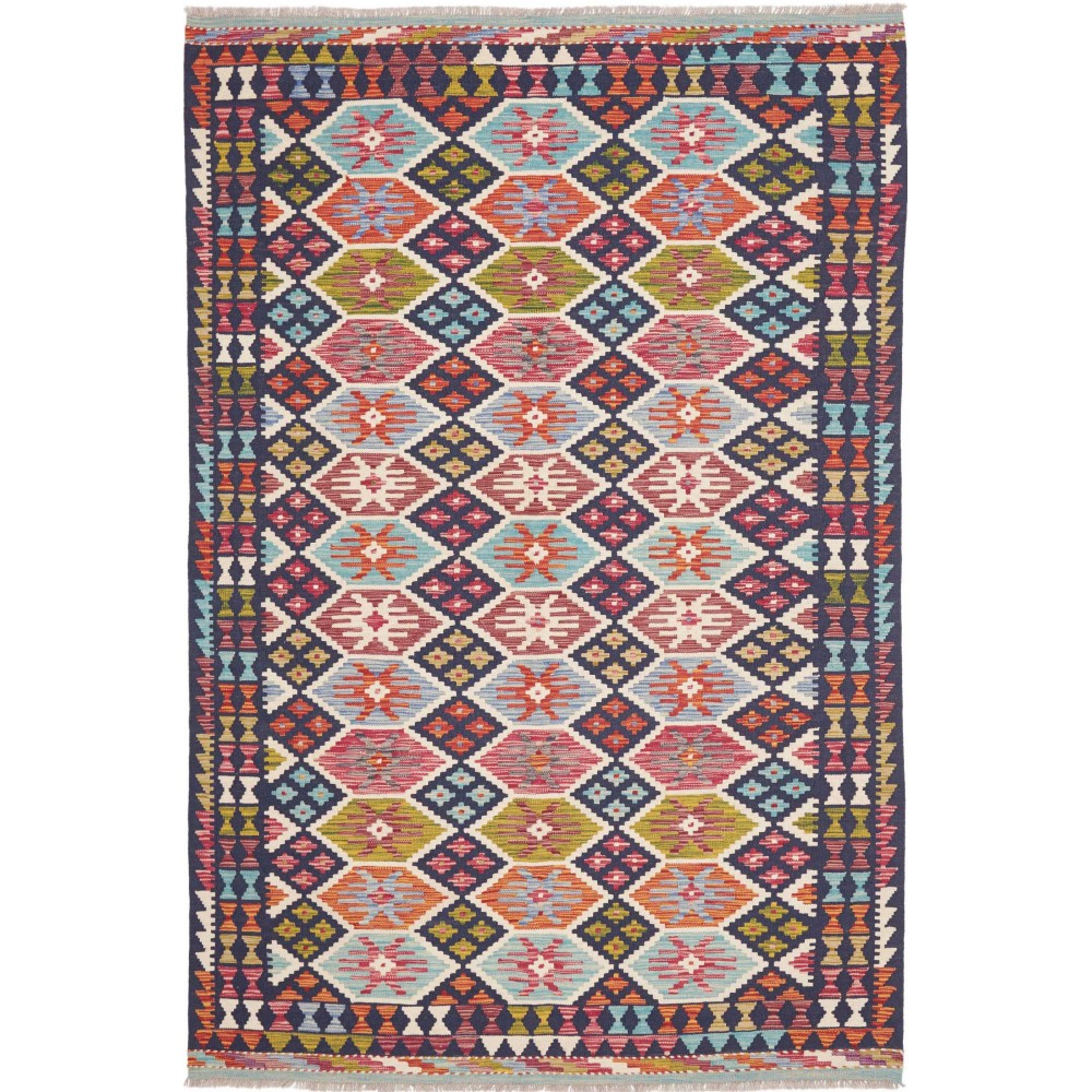 Tappeto Kilim Afghanistan beige marrone 166x252