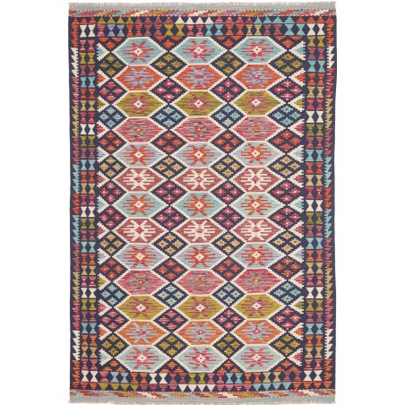 Tappeto Kilim Afghanistan beige marrone 166x252