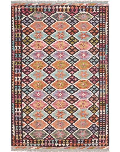 Tappeto Kilim Afghanistan marrone 169x257