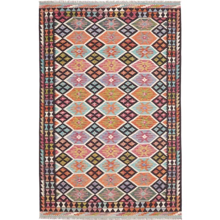Tappeto Kilim Afghanistan marrone 169x257
