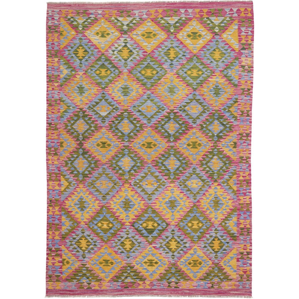 Tappeto Kilim Afghanistan marrone 171x241