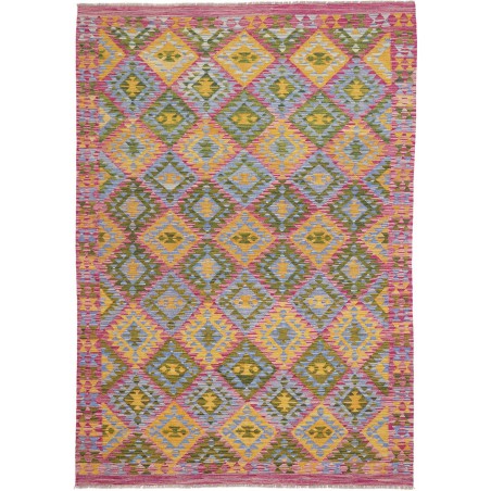 Tappeto Kilim Afghanistan marrone 171x241