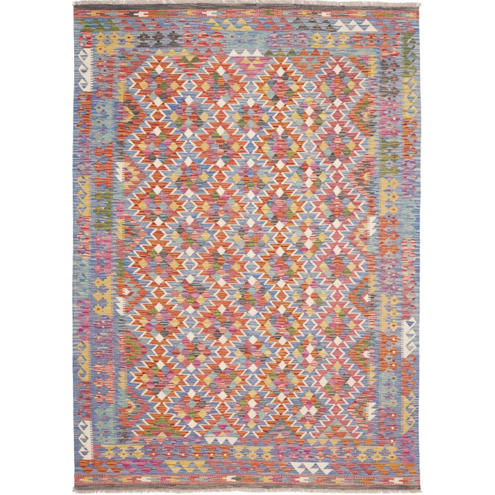 Tappeto Kilim Afghanistan marrone 172x247