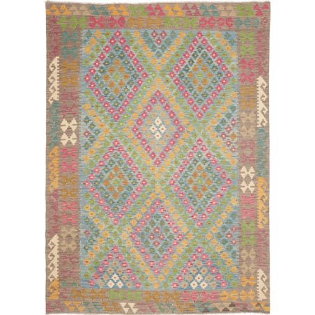 Tappeto Kilim Afghanistan marrone 175x243