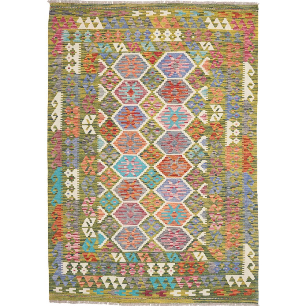 Tappeto Kilim Afghanistan marrone 179x249