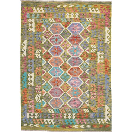 Tappeto Kilim Afghanistan marrone 179x249