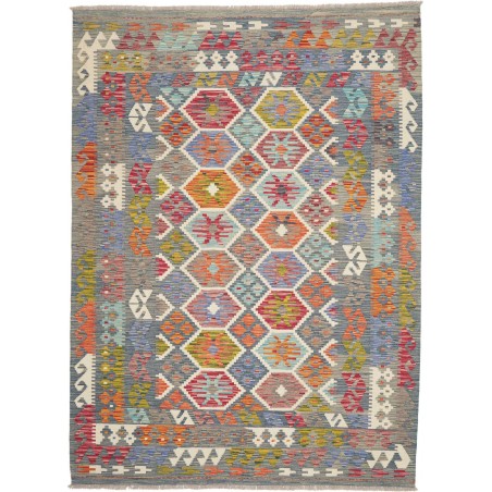 Tappeto Kilim Afghanistan marrone 183x250