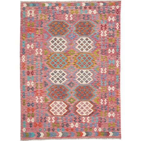 Tappeto Kilim Afghanistan marrone 184x251