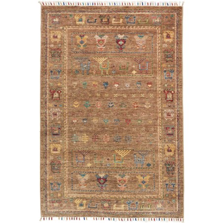 Tappeto Rubin Pakistan arancione grigio 102x154