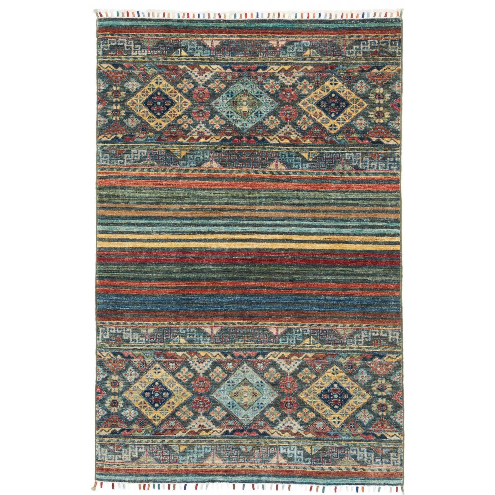 Tappeto Rubin Pakistan azzurro grigio 100x150