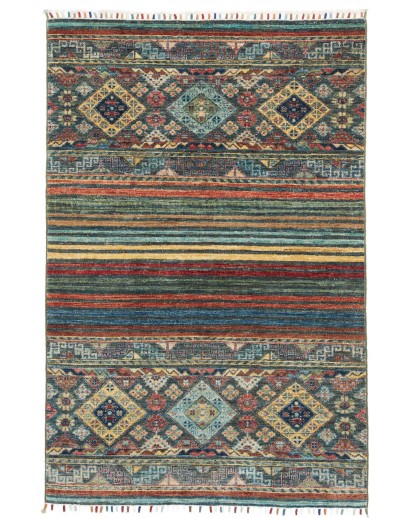 Tappeto Rubin Pakistan azzurro grigio 99x151