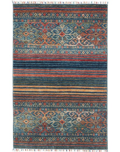 Tappeto Rubin Pakistan grigio marrone 96x149