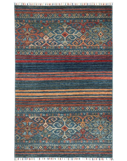Tappeto Rubin Pakistan grigio azzurro 97x151
