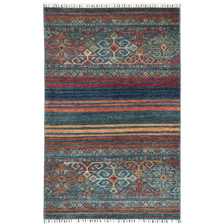 Tappeto Rubin Pakistan grigio azzurro 97x151