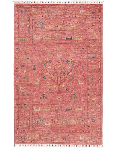 Tappeto Rubin Pakistan marrone bianco 97x155