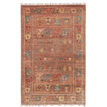 Tappeto Rubin Pakistan rosso bianco 99x150