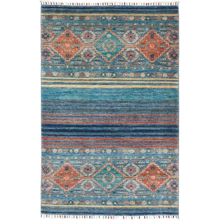 Tappeto Rubin Pakistan azzurro marrone 99x152