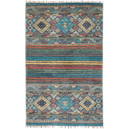 Tappeto Rubin Pakistan azzurro marrone 98x152
