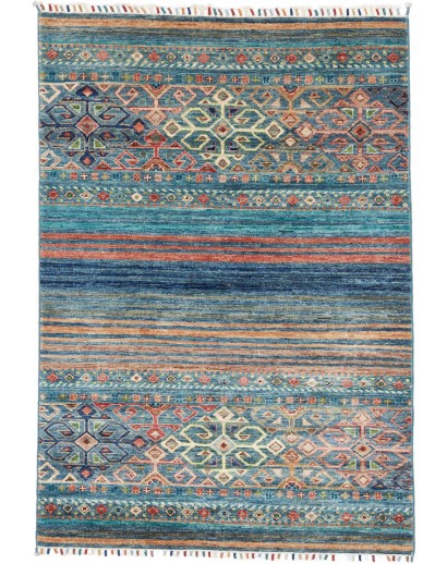 Tappeto Rubin Pakistan bianco azzurro 102x147