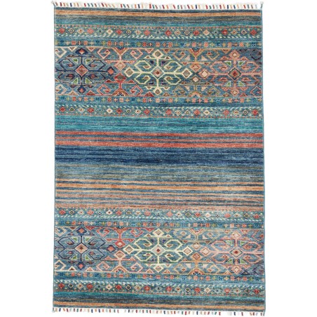 Tappeto Rubin Pakistan bianco azzurro 102x147