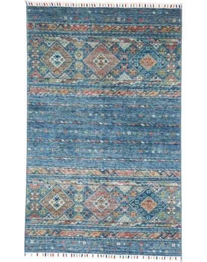 Tappeto Rubin Pakistan grigio bianco 99x157