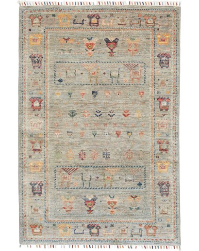 Tappeto Rubin Pakistan azzurro 100x150