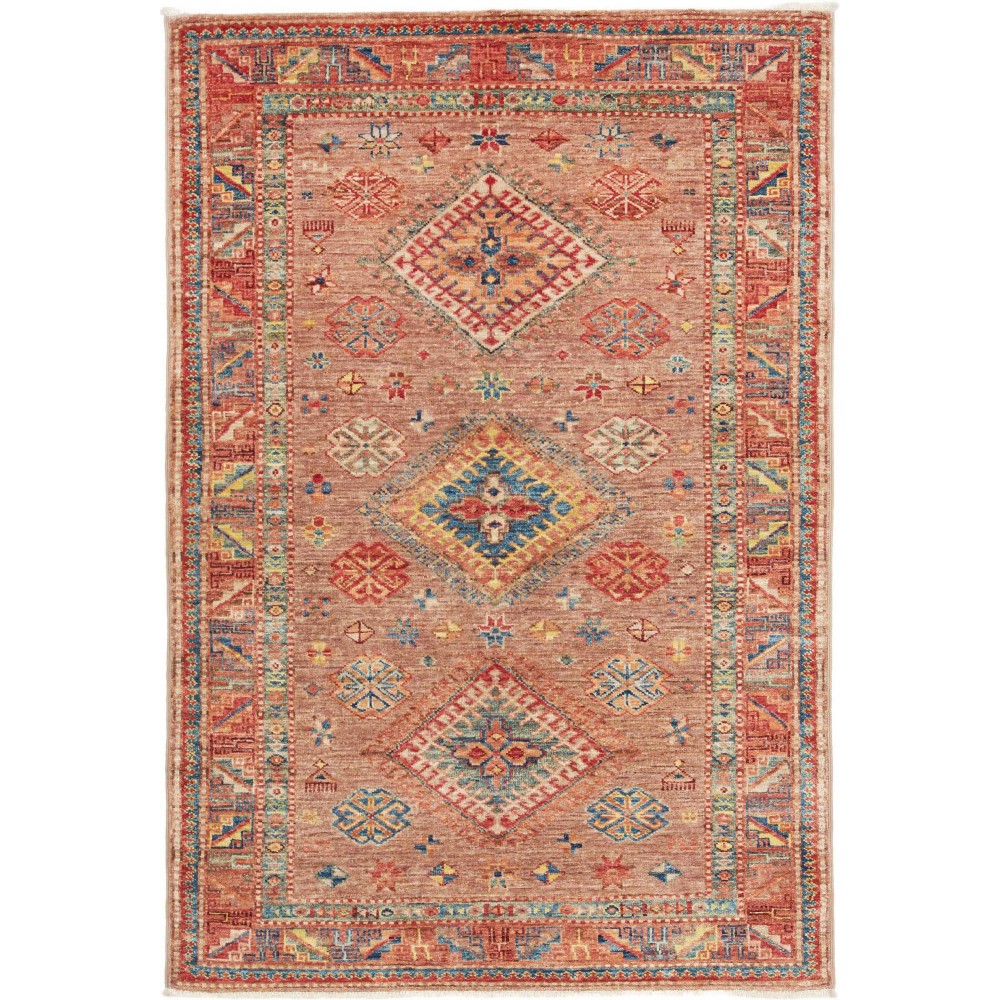 Tappeto Kazak Fine Pakistan marrone 102x148