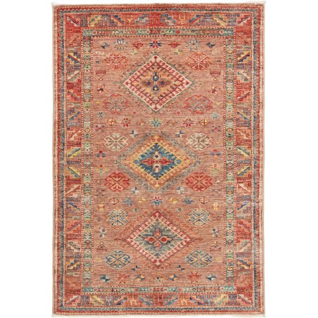 Tappeto Kazak Fine Pakistan marrone 102x148