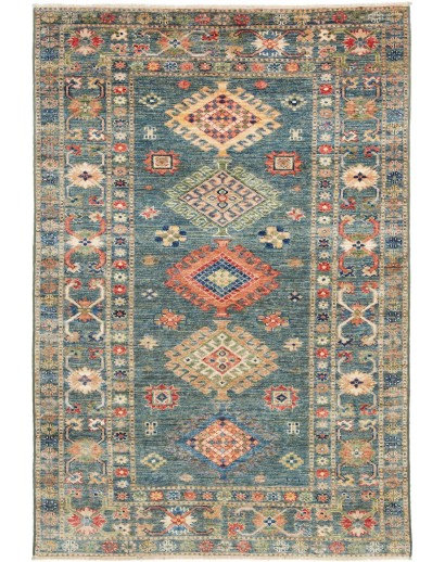 Tappeto Kazak Fine Pakistan bianco 103x154