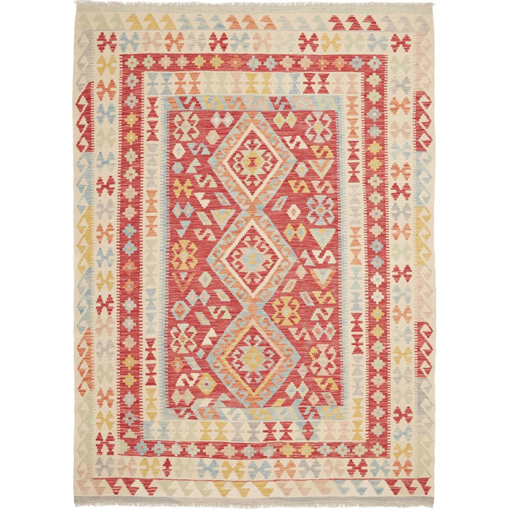 Tappeto Kilim Afghanistan beige marrone 172x234