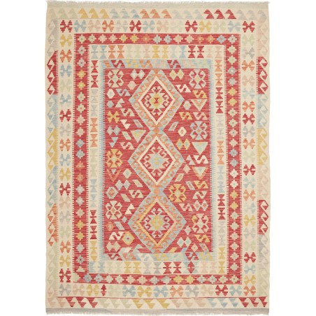 Tappeto Kilim Afghanistan beige marrone 172x234