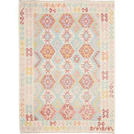 Tappeto Kilim Afghanistan bianco 180x243