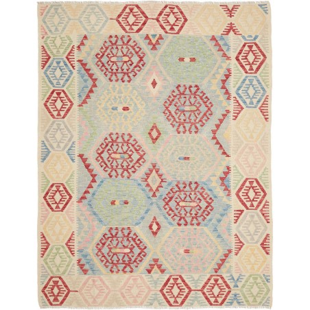 Tappeto Kilim Afghanistan beige marrone 178x229