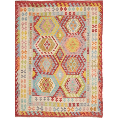 Tappeto Kilim Afghanistan marrone beige 183x240