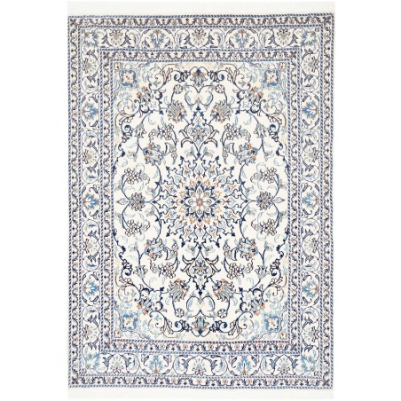 Tappeto Nain Kashmar Persia beige azzurro 168x238