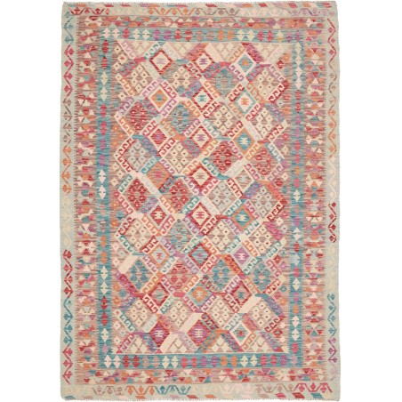 Tappeto Kilim Afghanistan marrone beige 173x242