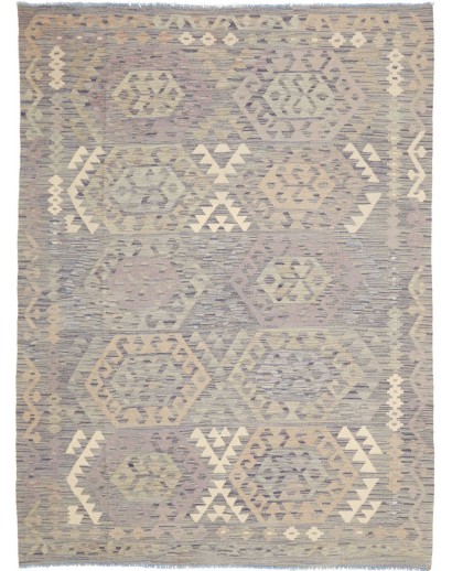 Tappeto Kilim Afghanistan azzurro 177x242