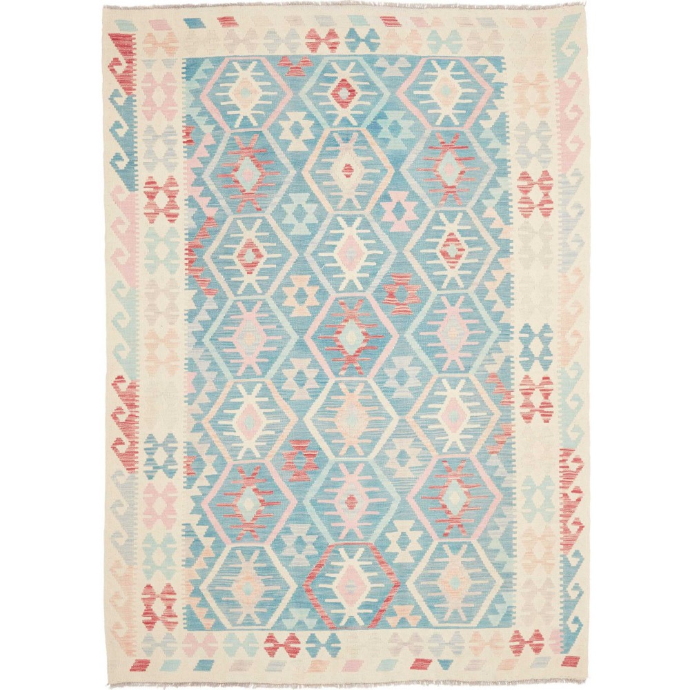 Tappeto Kilim Afghanistan bianco 176x242