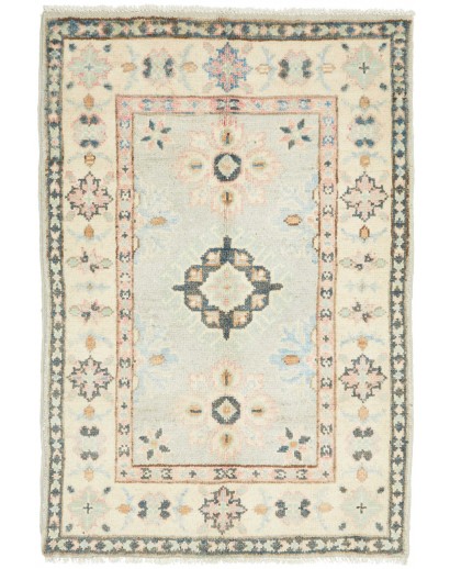 Tappeto Kazak Afghanistan bianco 64x95