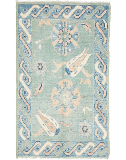 Tappeto Kazak Afghanistan beige grigio 59x96