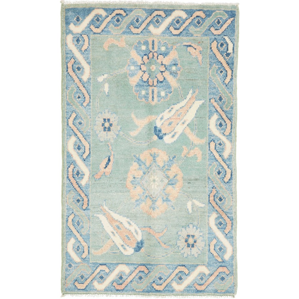 Tappeto Kazak Afghanistan beige grigio 59x96