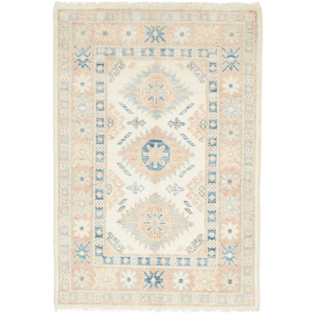 Tappeto Kazak Afghanistan bianco 62x92