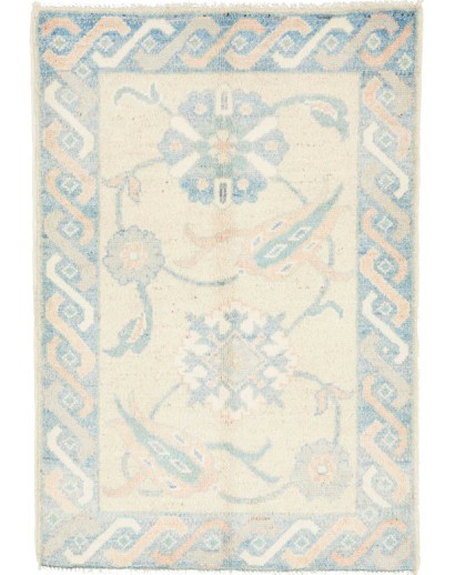 Tappeto Kazak Afghanistan bianco 63x91