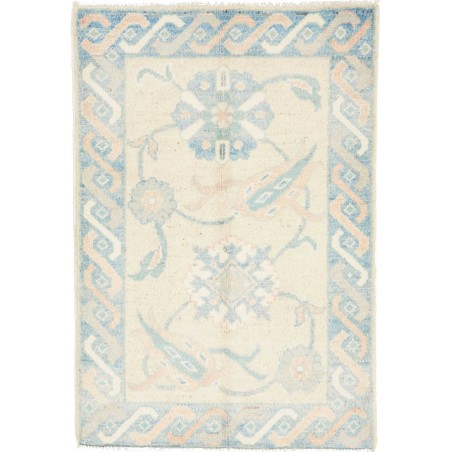 Tappeto Kazak Afghanistan bianco 63x91