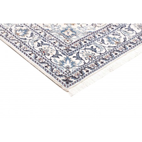 Tappeto Nain Kashmar Persia beige azzurro 168x238